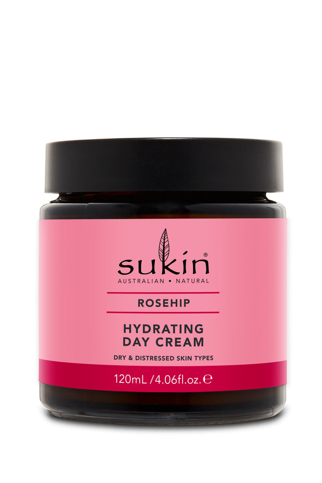 Sukin RoseHip Hydrating Day Cream, 120ml