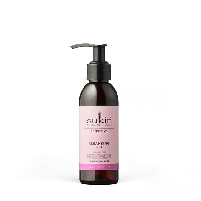 Sukin Sensitive Cleansing Gel, 125ml