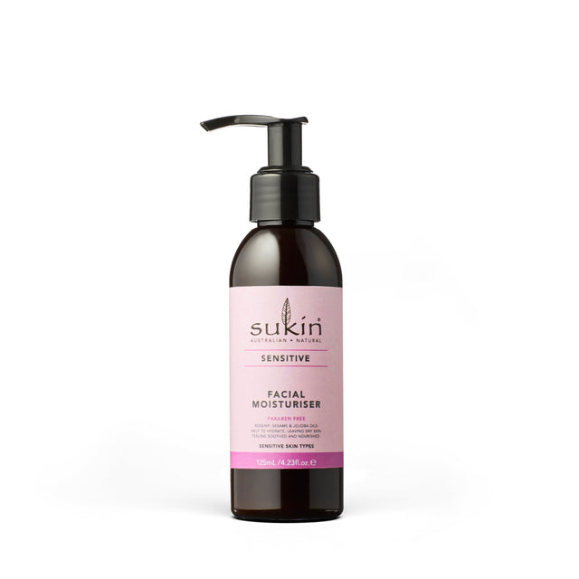 Sukin Sensitive Facial Moisturiser, 125ml