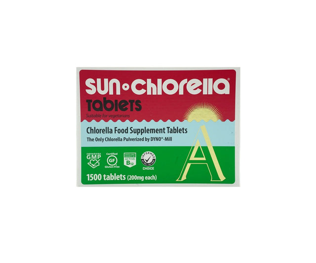 Sun Chlorella 'A' Tablets, 200mg, 1500Tabs
