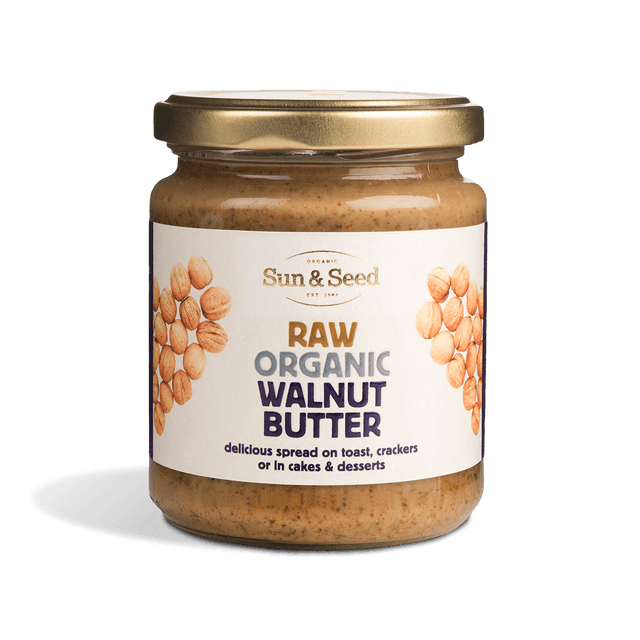 Sun & Seed Organic Raw Walnut Butter, 250gr