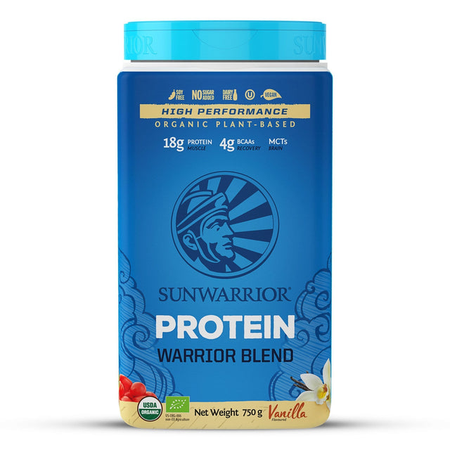 Sunwarrior Warrior Blend - Raw Protein, 750gr, Vanilla