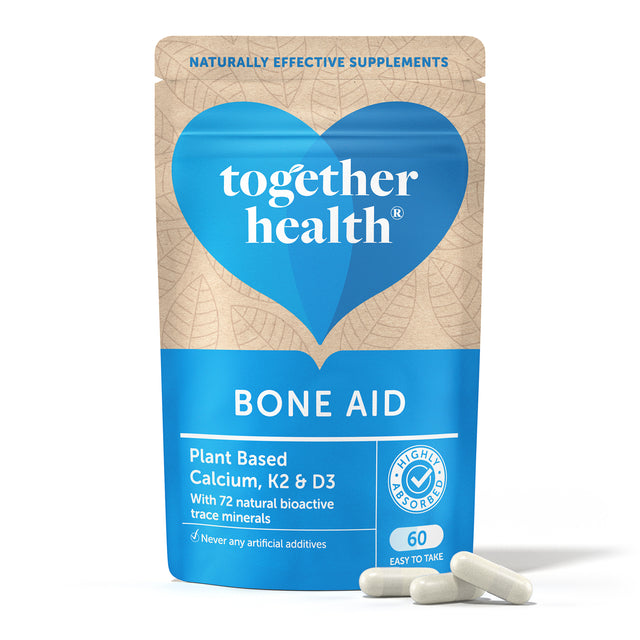 Together Bone Aid Calcium, K2 & D3, 60 Capsules