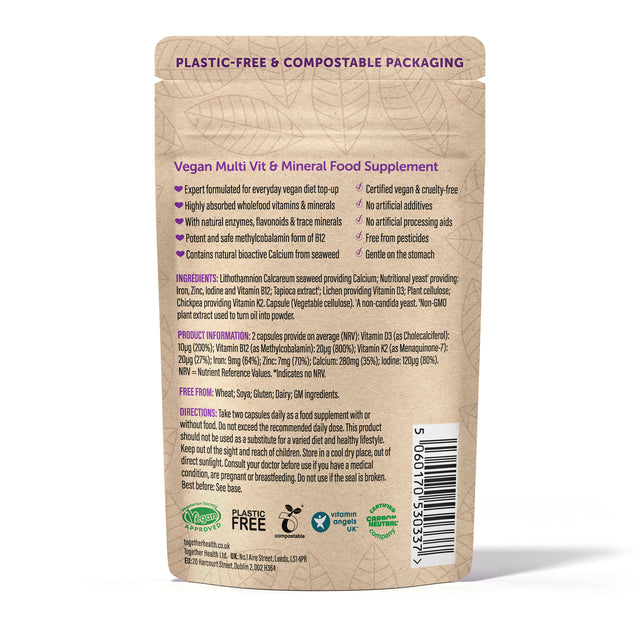 Together Health Vegan Multi Complex, 60 Capsules