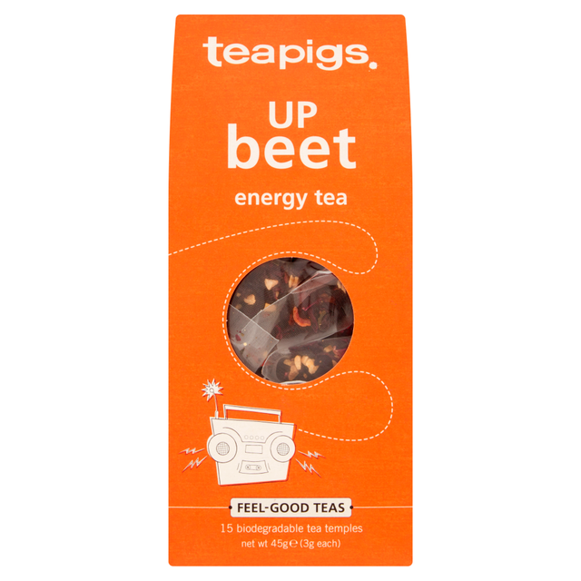 teapigs - Up-Beet Energy Tea, 15 Tea Temples