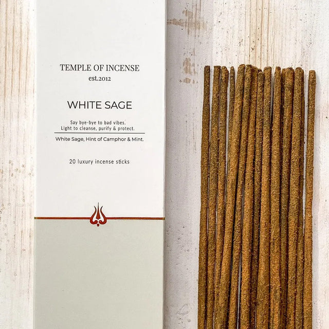 Temple of Incense White Sage, 20 Sticks