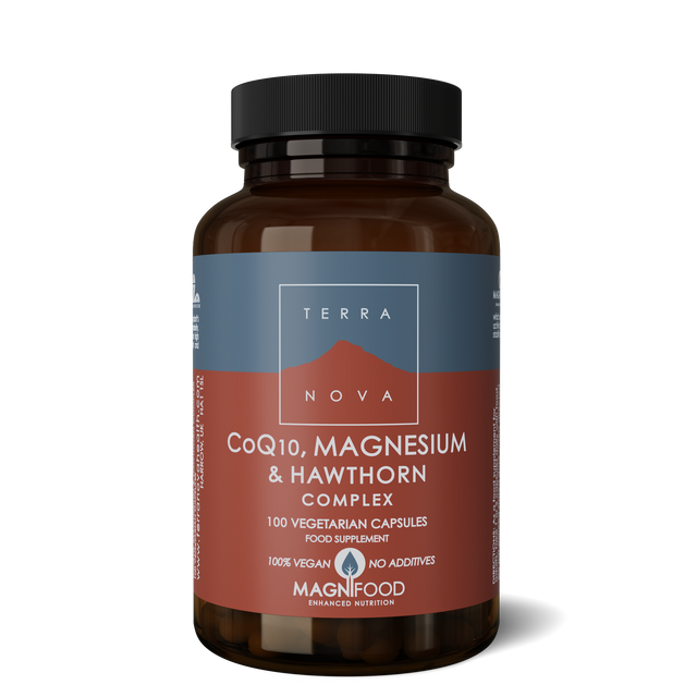 Terranova CoQ10, Magnesium & Hawthorn Complex, 100 Capsules
