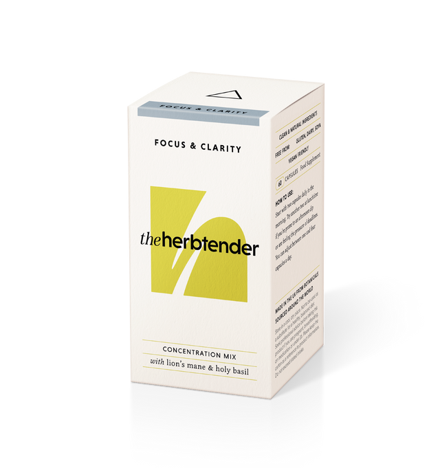 The Herbtender Focus & Clarity 60 Capsules