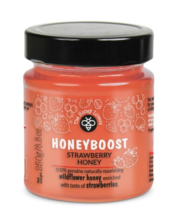 The Honey Lovers Honeyboost Strawberry, 250gr