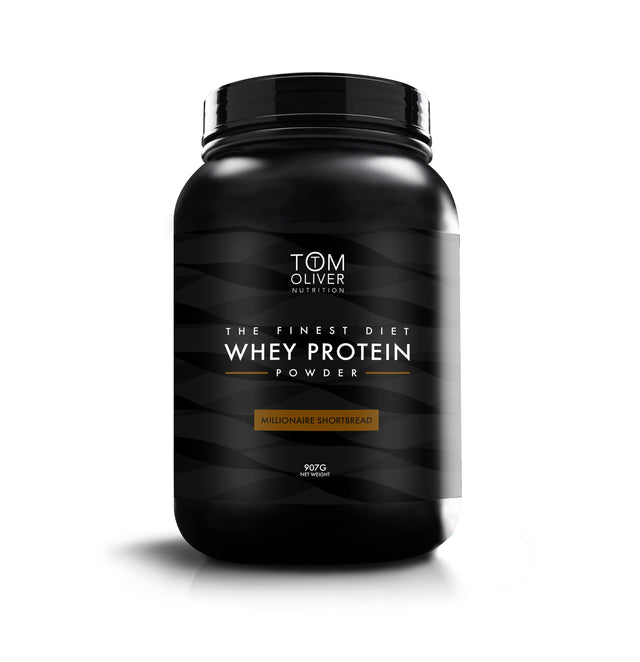Tom Oliver Diet Whey Millionaires Shortbread, 907gr
