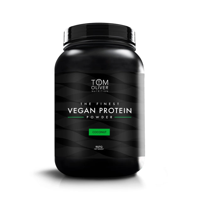 Tom Oliver Vegan Protein Powder, Coconut 907gr