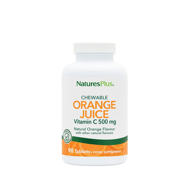 Nature's Plus Orange Juice C Chewable 500mg, 90 Chewables