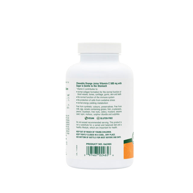 Nature's Plus Orange Juice C Chewable 500mg, 90 Chewables