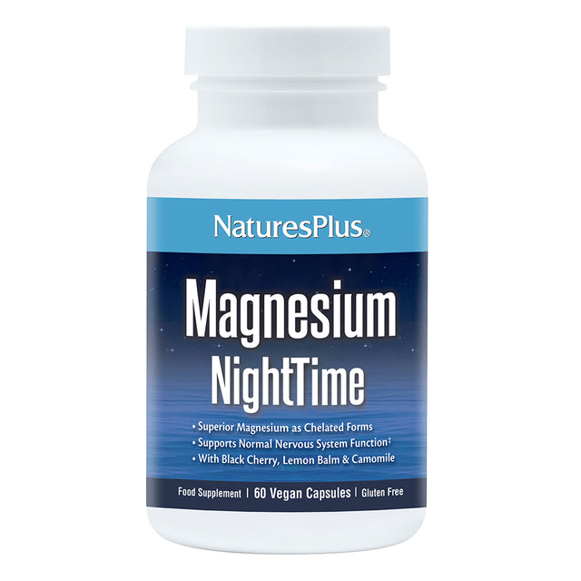 Nature's Plus Magnesium Nighttime, 60 Capsules