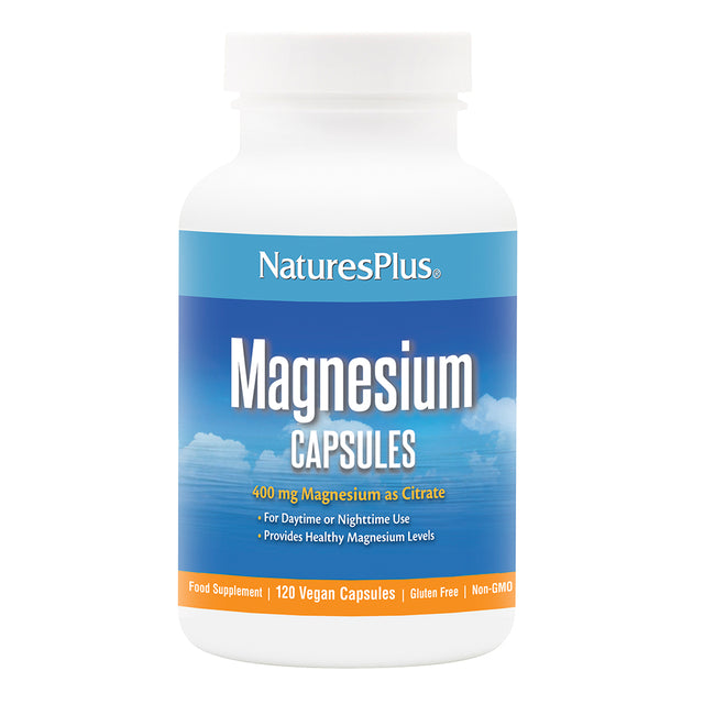 Nature's Plus Magnesium, 120V Capsules