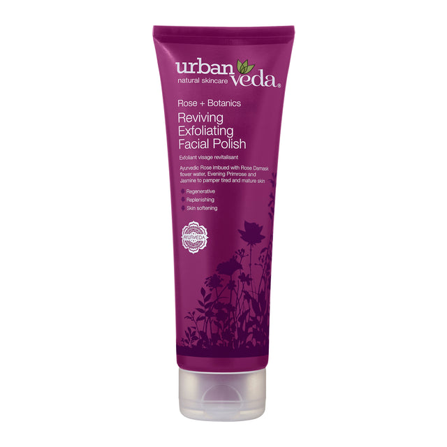Urban Veda Rose & Botanics Reviving Exfoliating Facial Polish, 125ml
