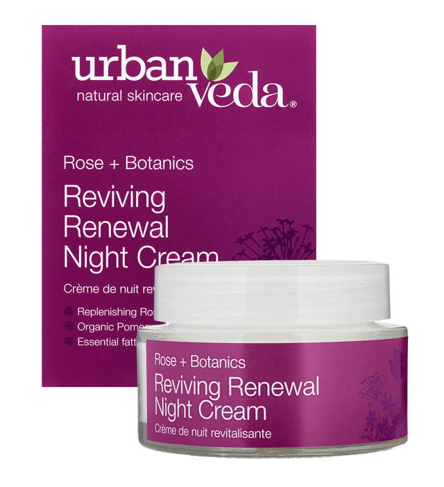 Urban Veda Rose & Botanics Reviving Renewal Night Cream, 50ml