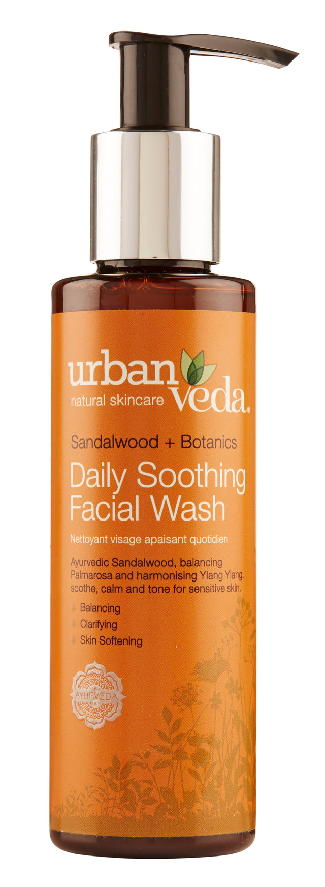 Urban Veda Sandalwood & Botanics Soothing Daily Facial Wash, 150ml
