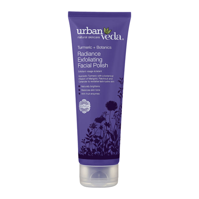 Urban Veda Turmeric & Botanics Radiance Exfoliating Facial Polish, 125ml