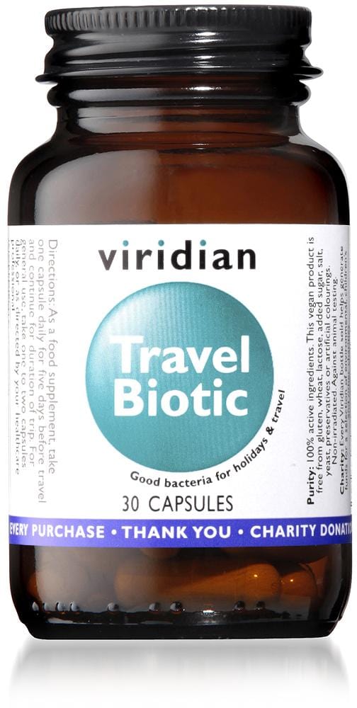 Viridian Travel Biotic, 30 Capsules