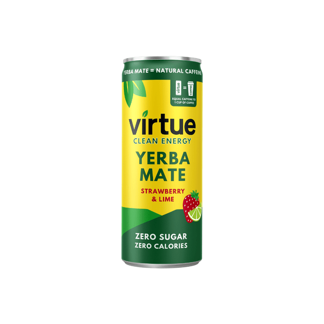 Virtue Yerba Mate - Strawberry & Lime, 250ml