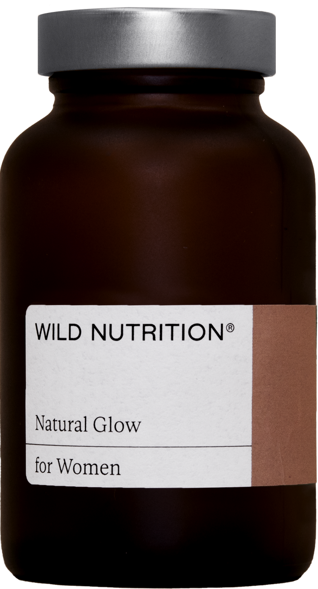 Wild Nutrition Natural Glow Jar, 60 Capsules