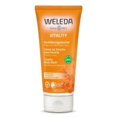 Weleda Vitality Sea Buckthorn Creamy Body Wash, 200ml