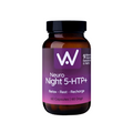 Powerful supplement capsules featuring natural ingredients like 5-HTP, chamomile, and magnesium for restful sleep