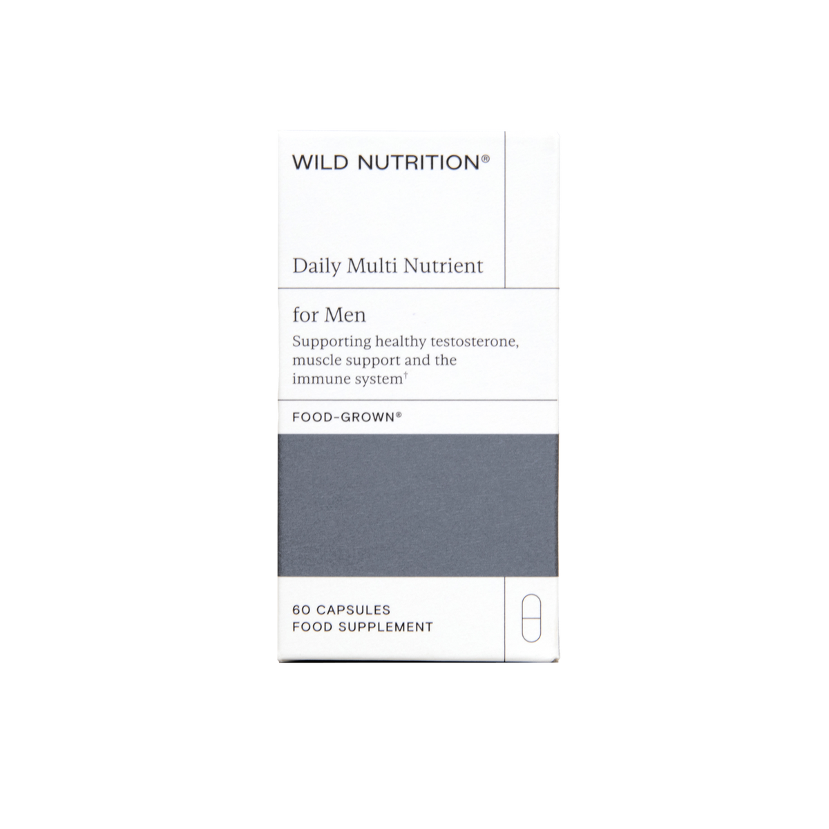 Wild Nutrition Daily Multi Nutrient For Men, 60 Capsules Revital