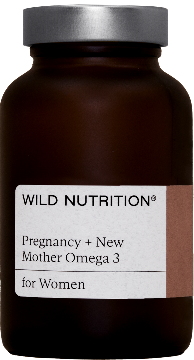 Wild Nutrition Pregnancy & New Mother Omega 3, 60 Capsules