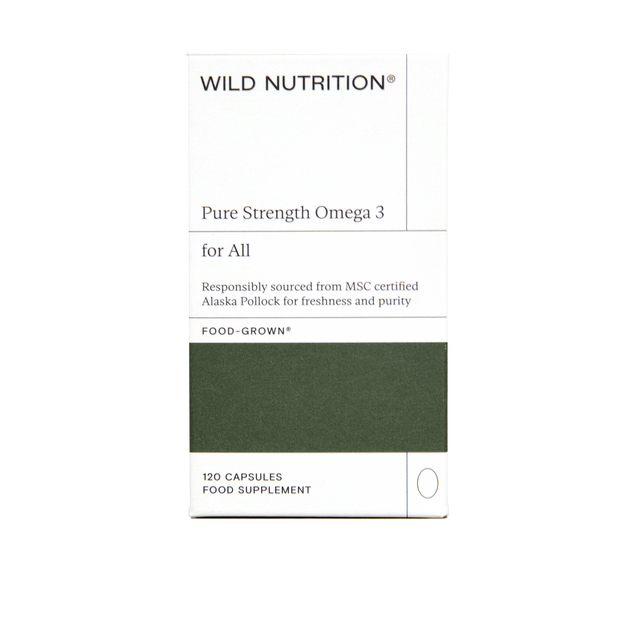 Wild Nutrition Pure Strength Omega-3,120 Capsules