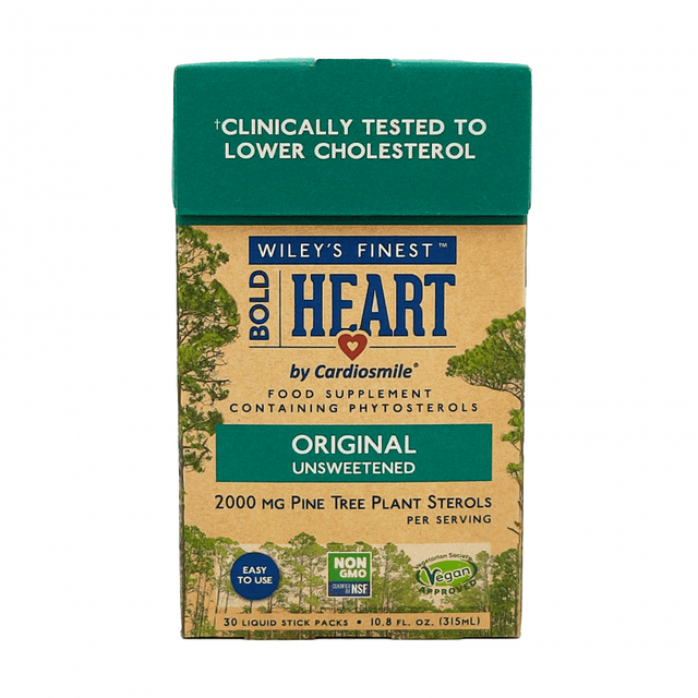 Wiley's Finest Bold Heart sachet showing clear packaging and product branding
