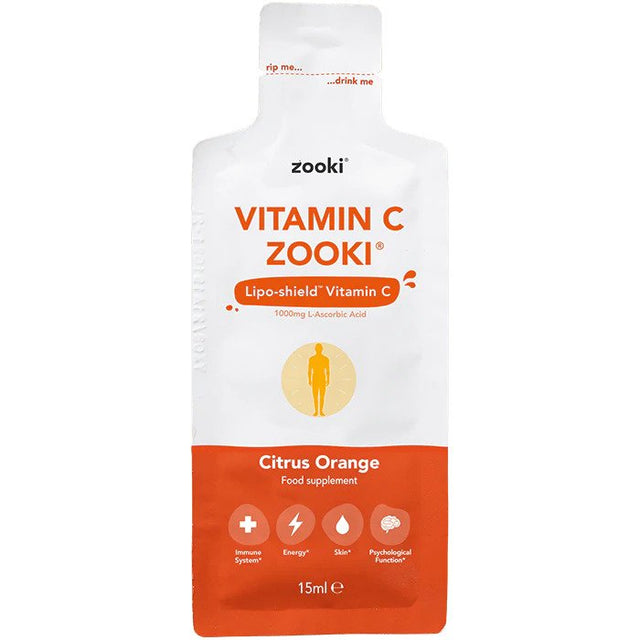 Zooki Vitamin C - Citrus Orange, 1 x 15ml