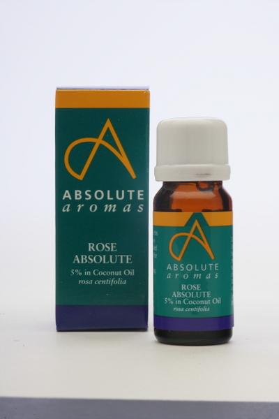 Absolute Aromas Rose Absolute 5% In Coconut, 10ml