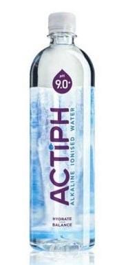 Actiph Water - Alkaline Ionised Water - 1 Litre