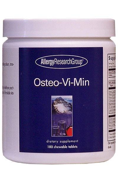 Allergy Research Osteo-Vi-Min Chewable Tablets, 180 Tablets