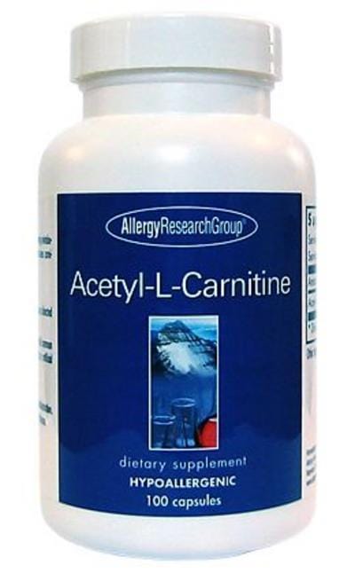 Allergy Research Acetyl-L-Carnitine, 500mg, 100 Capsules