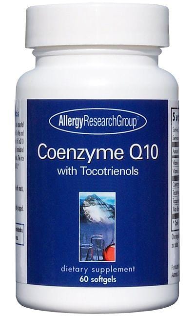 Allergy Research Coenzyme Q10 with Tocotrienols, 100mg, 60 SGels