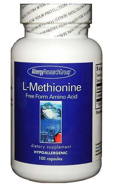 Allergy Research L-Methionine, 500mg, 100 Capsules