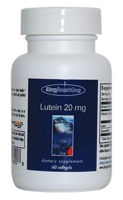 Allergy Research Lutein, 20mg, 60 SGels