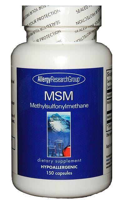 Allergy Research MSM, 500mg, 150 Capsules