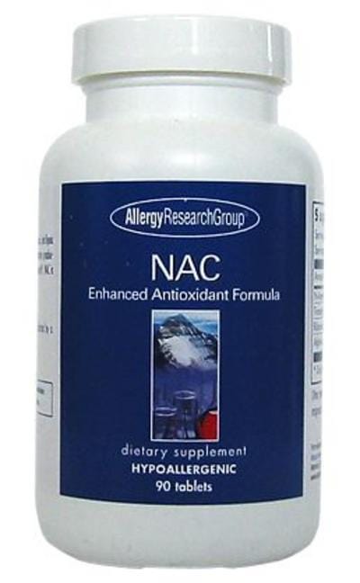 Allergy Research NAC Enhanced Antioxidant Formula, 90 Tablets