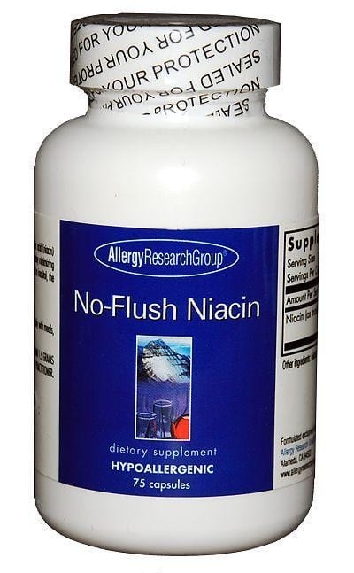 Allergy Research No-Flush Niacin, 75 Capsules