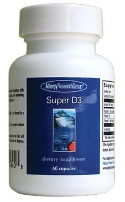 Allergy Research Super D3, 60 Capsules
