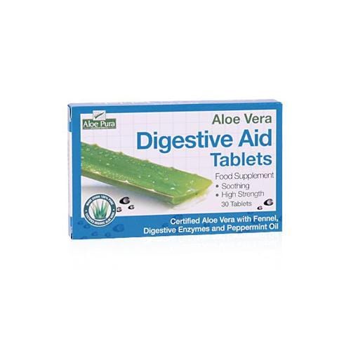 Aloe Pura Aloe Vera Digestive Aid, 30Tabs