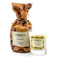 MelitaRose Amaretto Soy Candle Jar, 190gr