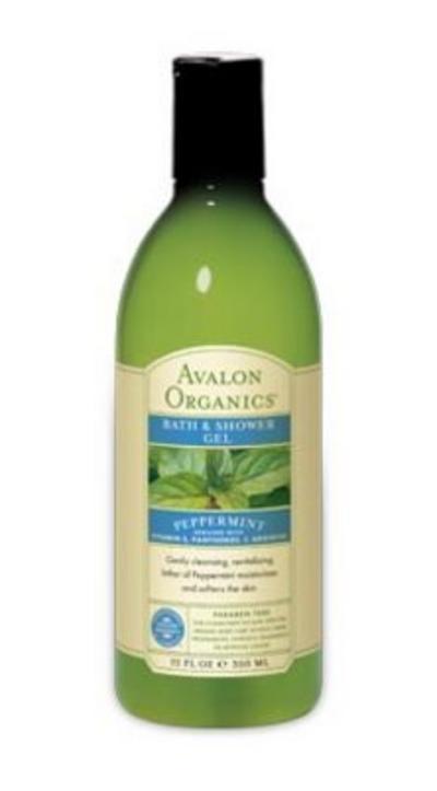 Avalon Organics Peppermint Bath Shower Gel, 350ml