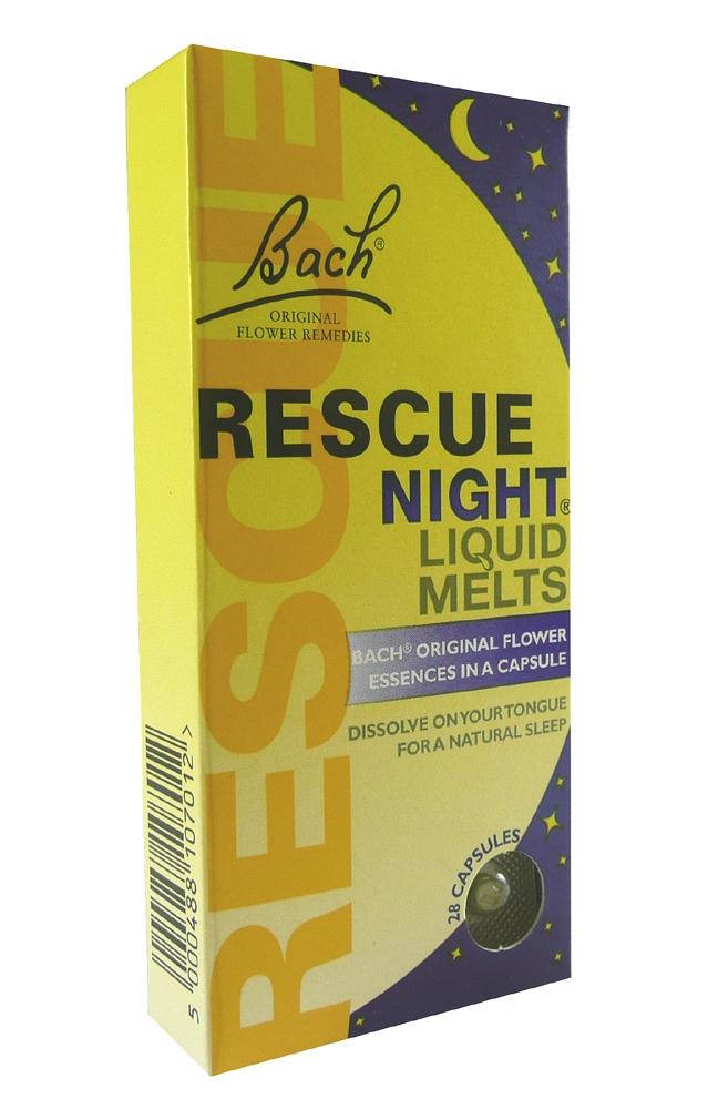 Bach Flower Rescue Night Liquid Melts, 28Caps