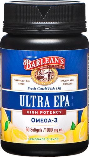Barlean's Ultra EPA, 1000mg, 60SGels