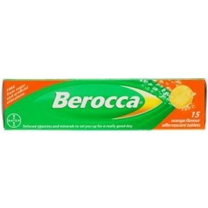 Berocca Effervescent Tablets, Orange, 15 Tablets